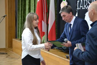 Wręczenie Stypendium Wójta Gminy Karsin