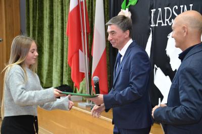 Wręczenie Stypendium Wójta Gminy Karsin