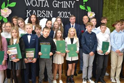 Wręczenie Stypendium Wójta Gminy Karsin