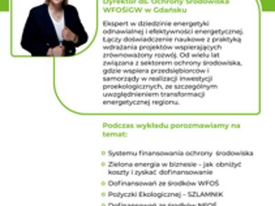 Aktualne możliwości finansowania inwestycji ekologicznych dla prezdsiębiorców w woj. pomorskim.