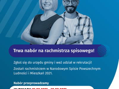 Nabór przeprowadzamy w Urzędzie Gminy Karsin w dniach 1-10 lutego 2021
