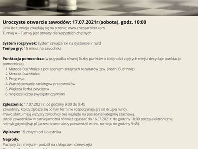 turniej szachowy