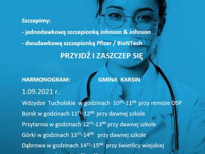 Objazdowy punkt szczepień - Gmina Karsin
