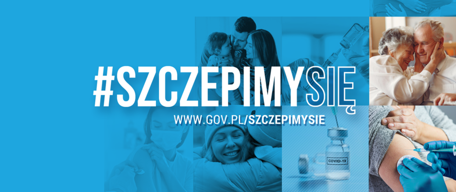 Informacja w sprawie rejestracji na szczepienie przeciw COVID-19 dla osób powyżej 65-roku życia.