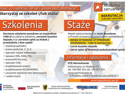 Projektu ,,Akademia zatrudnienia 3”.