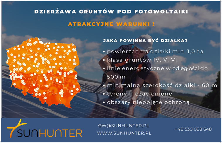 Dzierżawa gruntów pod farmy fotowoltaiczne
