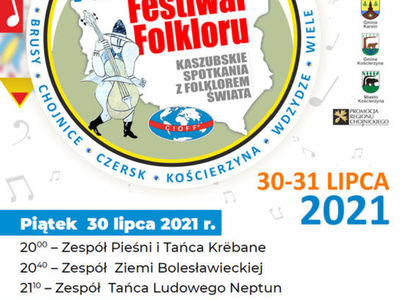 VIII Międzynarofowy Festiwal Folkloru - Kaszubskie Spotkania z Folklorem Świata - Program Wiele 2021