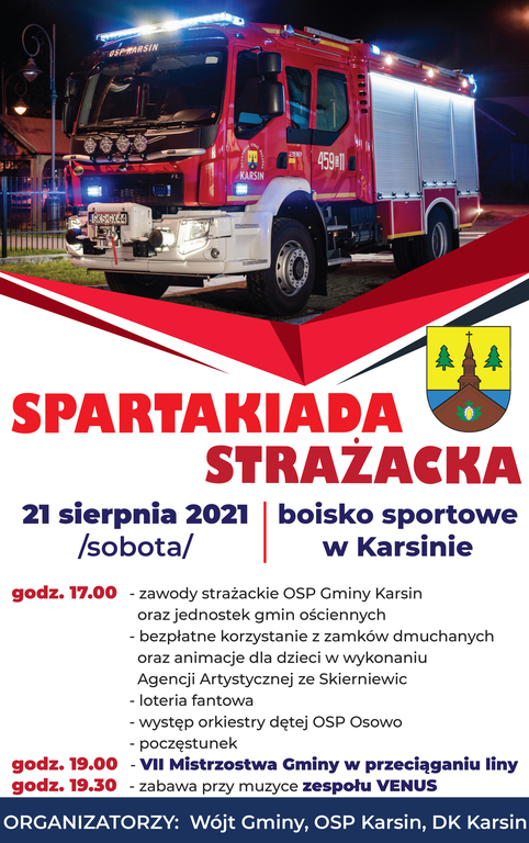 Zaproszenie na "Spartakiadę Strażacką"