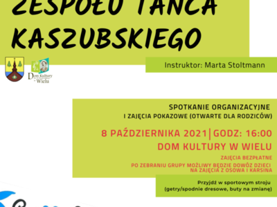 Nabór do zespołu tańca kaszubskiego