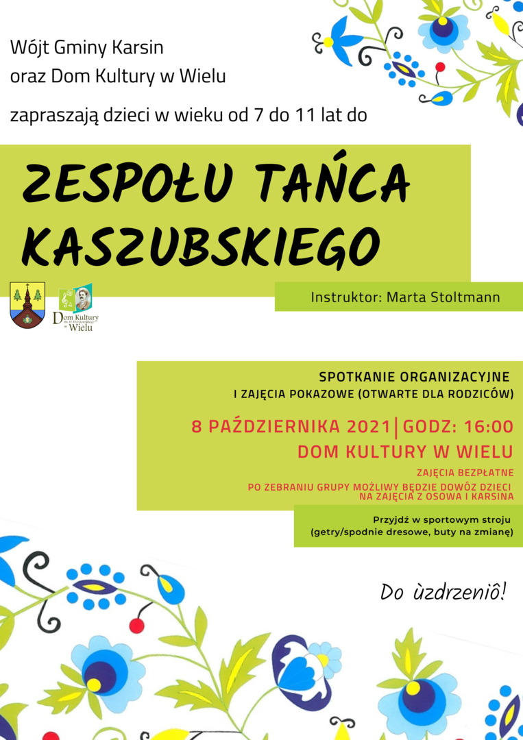 Nabór do zespołu tańca kaszubskiego 