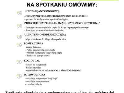 EKORADCY zapraszają na spotkanie informacyjne