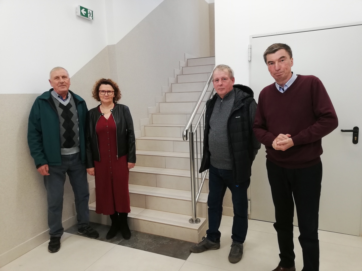 Nowa klatka schodowa w Szkole Podstawowej w Osowie. 