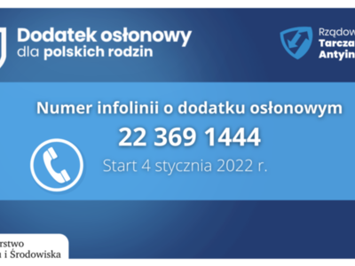 Numer infolinii o dodatku osłonowym 