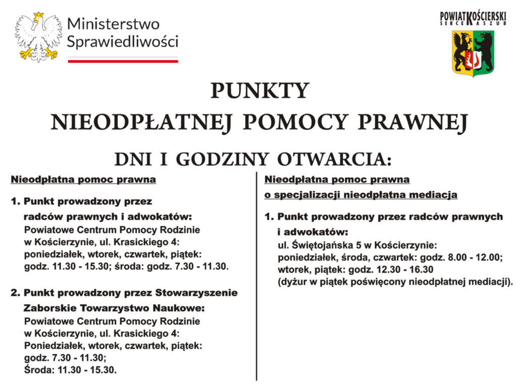 Punkt nieodpłatnej pomocy prawnej
