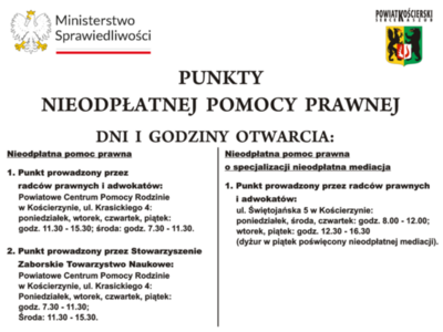 Punkt nieodpłatnej pomocy prawnej