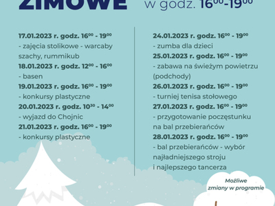 Ferie zimowe Dom Kultury w Osowie