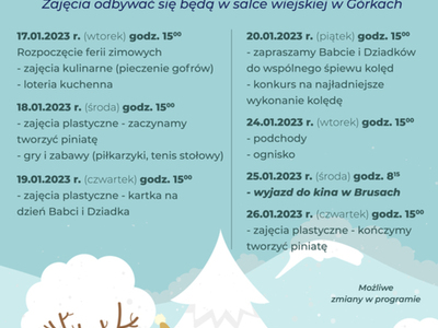 Ferie zimowe w Górkach