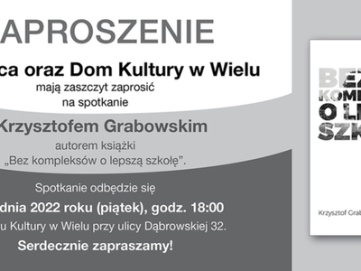 Spotkanie autorskie "Bez kompleksów o lepszą szkołę"