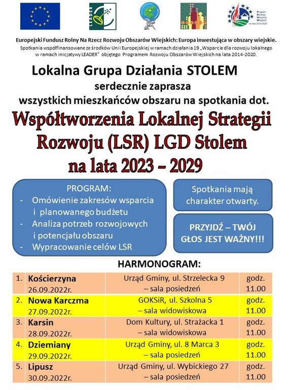 Plakat spotkania LSR