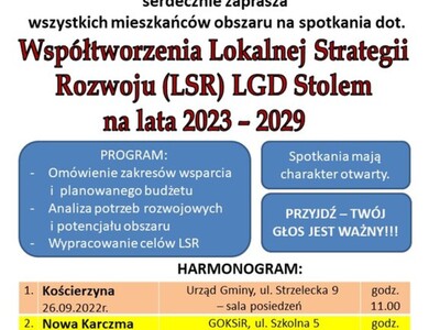 Plakat spotkania LSR