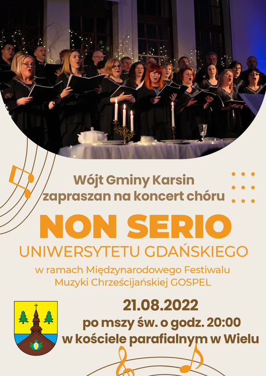 Koncert chóru "NON SERIO"