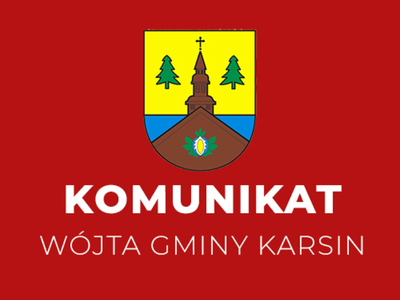 Komunikat Wójta