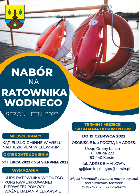 Nabór na ratownika wodnego
