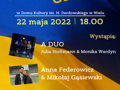 Plakat koncert dla Ukrainy
