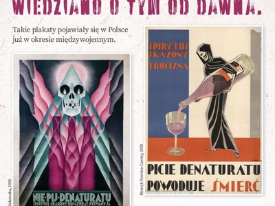 Plakat - Denaturat to trucizna