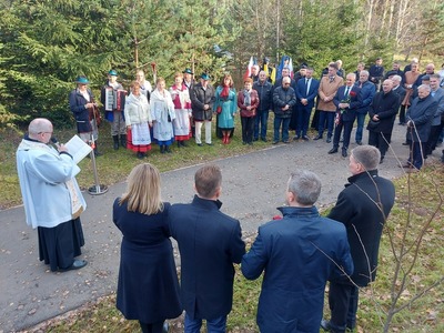 Uczestnicy uroczystości.