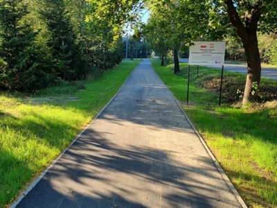 ścieżka rowerowa do Dębowca