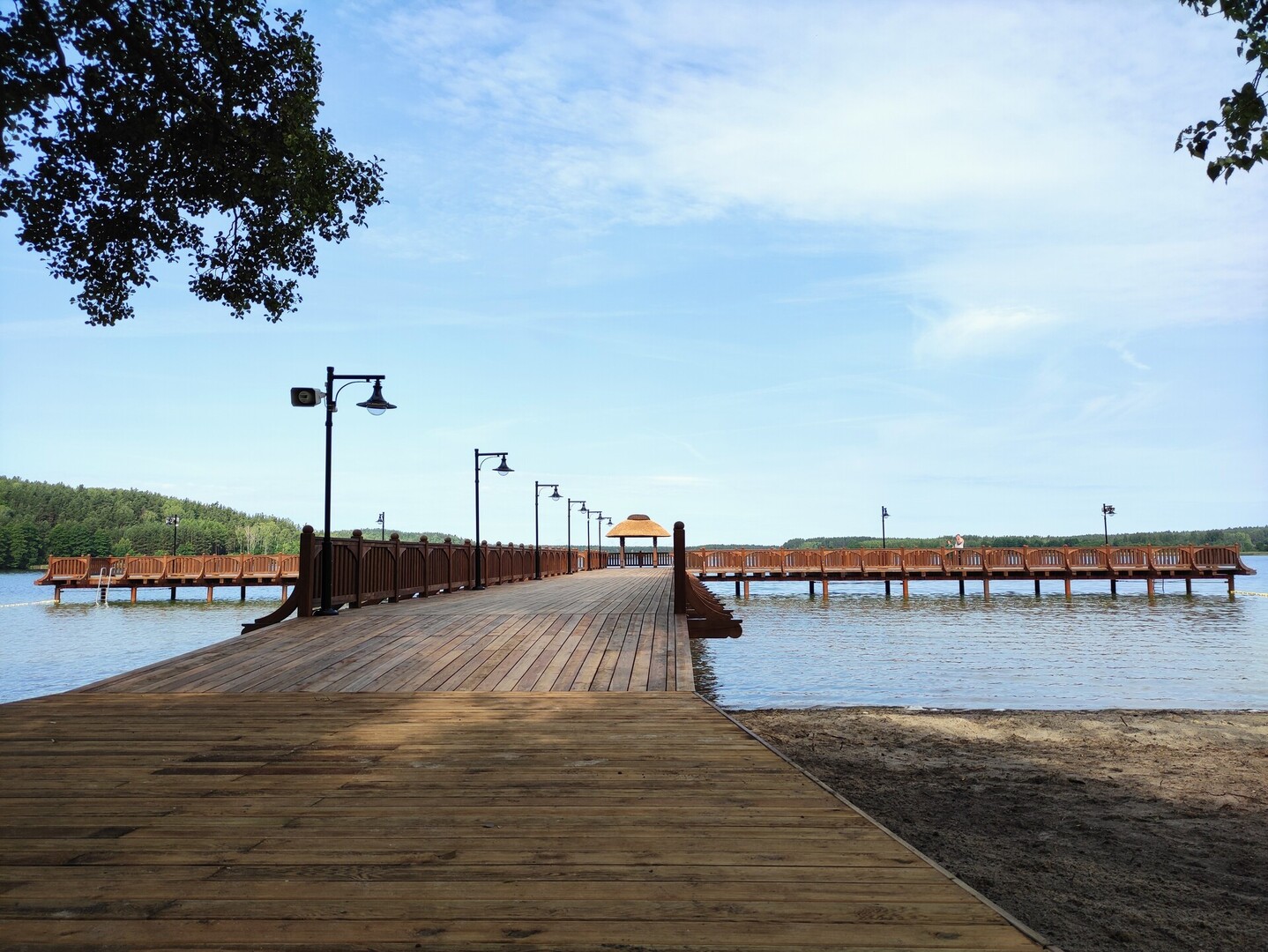 Molo w miejscowości Wiele 