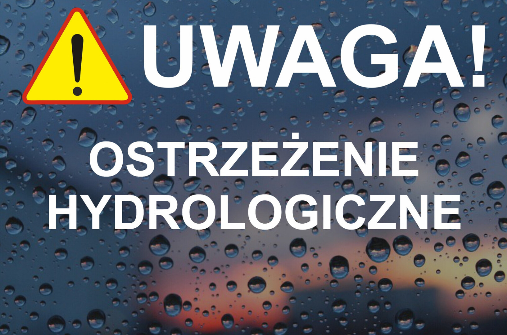 Ostrzeżenie hydrogeologiczne.