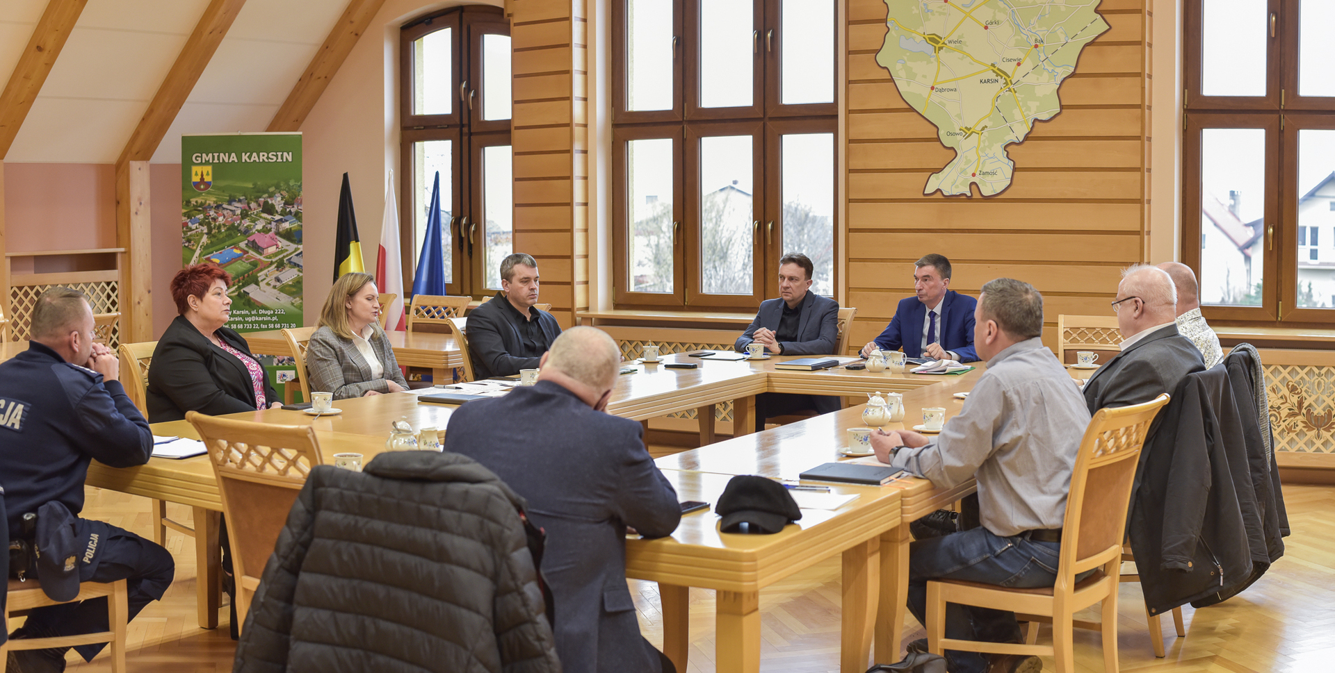 spotkanie z dyrekcją zakładu Sylva 