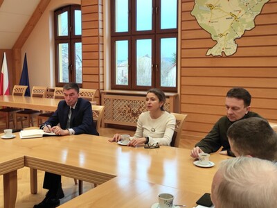 Spotkanie dotyczące funkcjonowania ośrodków zdrowia w Karsinie