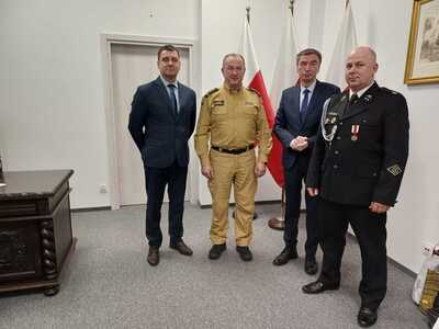 spotkanie z Komendantem PSP w Gdańsku