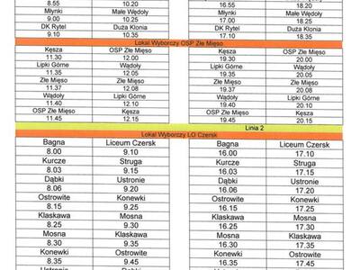 Rozkład jazdy 