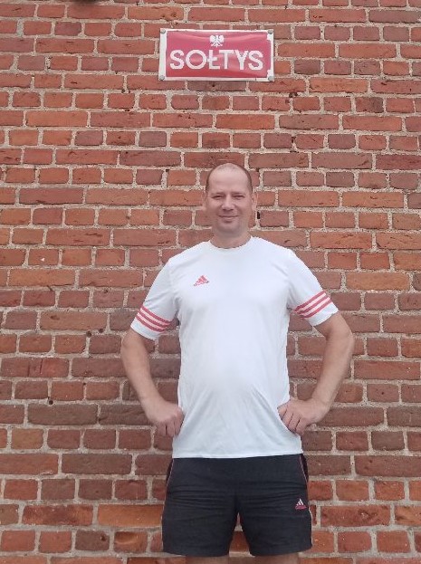 Sołtys sołectwa Cisewie Łukasz Zieliński.