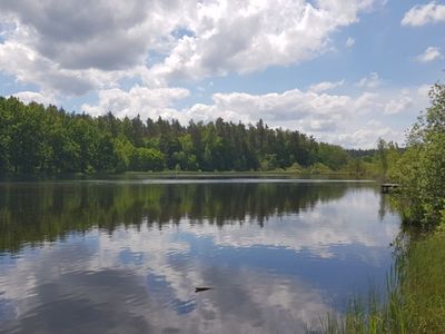 Widok na Jezioro w Pękaninie. 