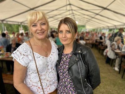 Uczestnicy 7. Pikniku Seniorów w Borkowie w dniu 26 lipca 2024 r.