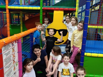 Dzieci w sali zabaw Bingo Bongo Koszalin