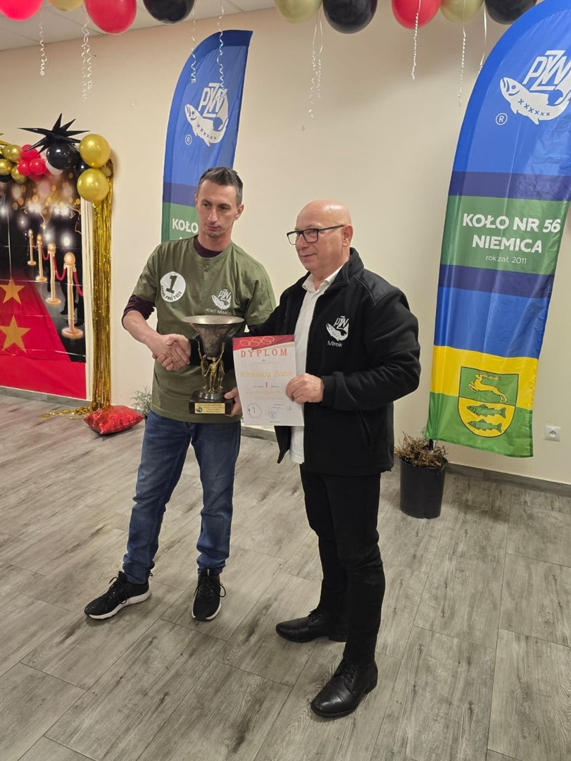 Laureatem Grand Prix Koła PZW Niemica za rok 2024 - Romuald Bobis