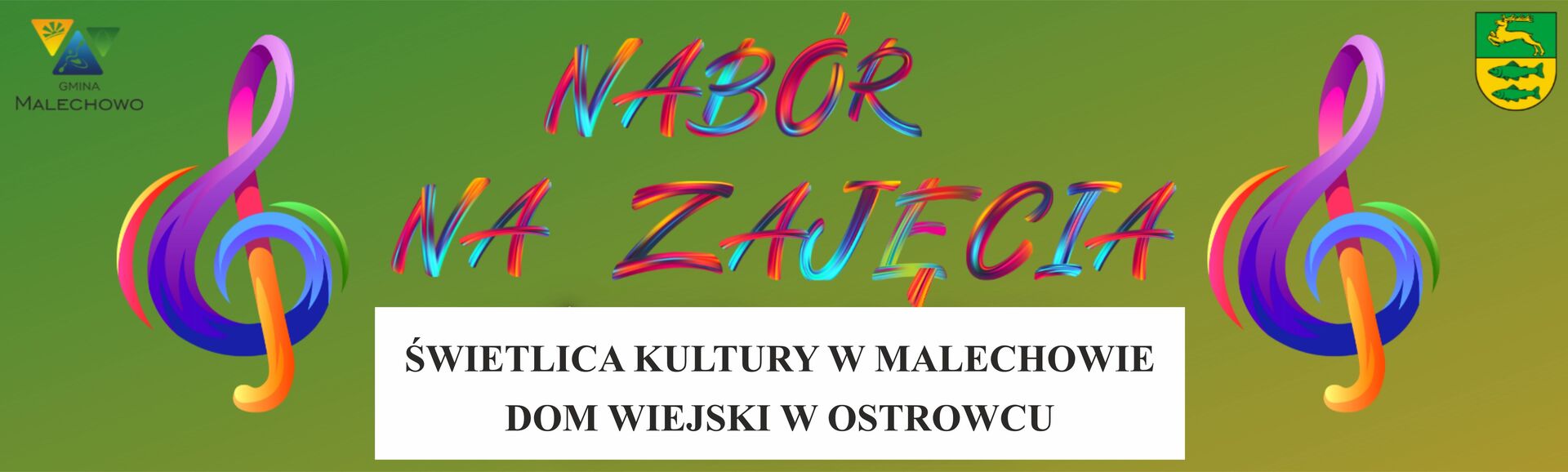 Ikona dekoracyjne: nabory na zajęcia muzyczne.