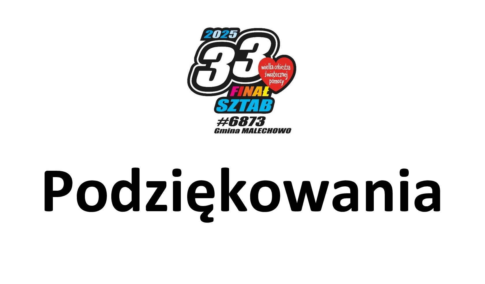 podziękowanie