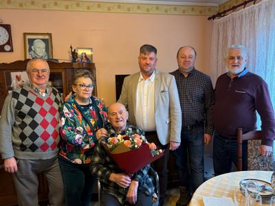 Pan Mariana Rogala z Malechowa obchodził jubileusz 95-tych urodzin