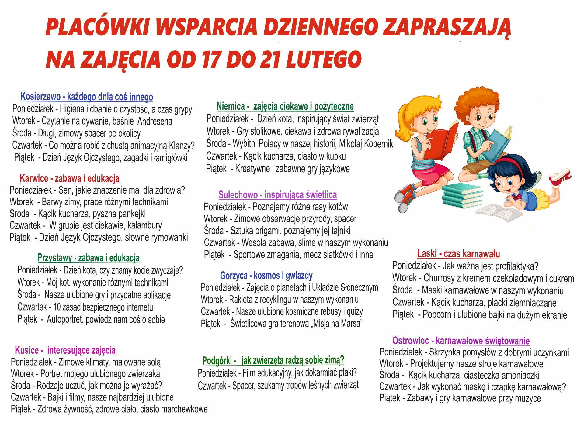 Plan zajęć PWD na 17-21.02.2025 r.