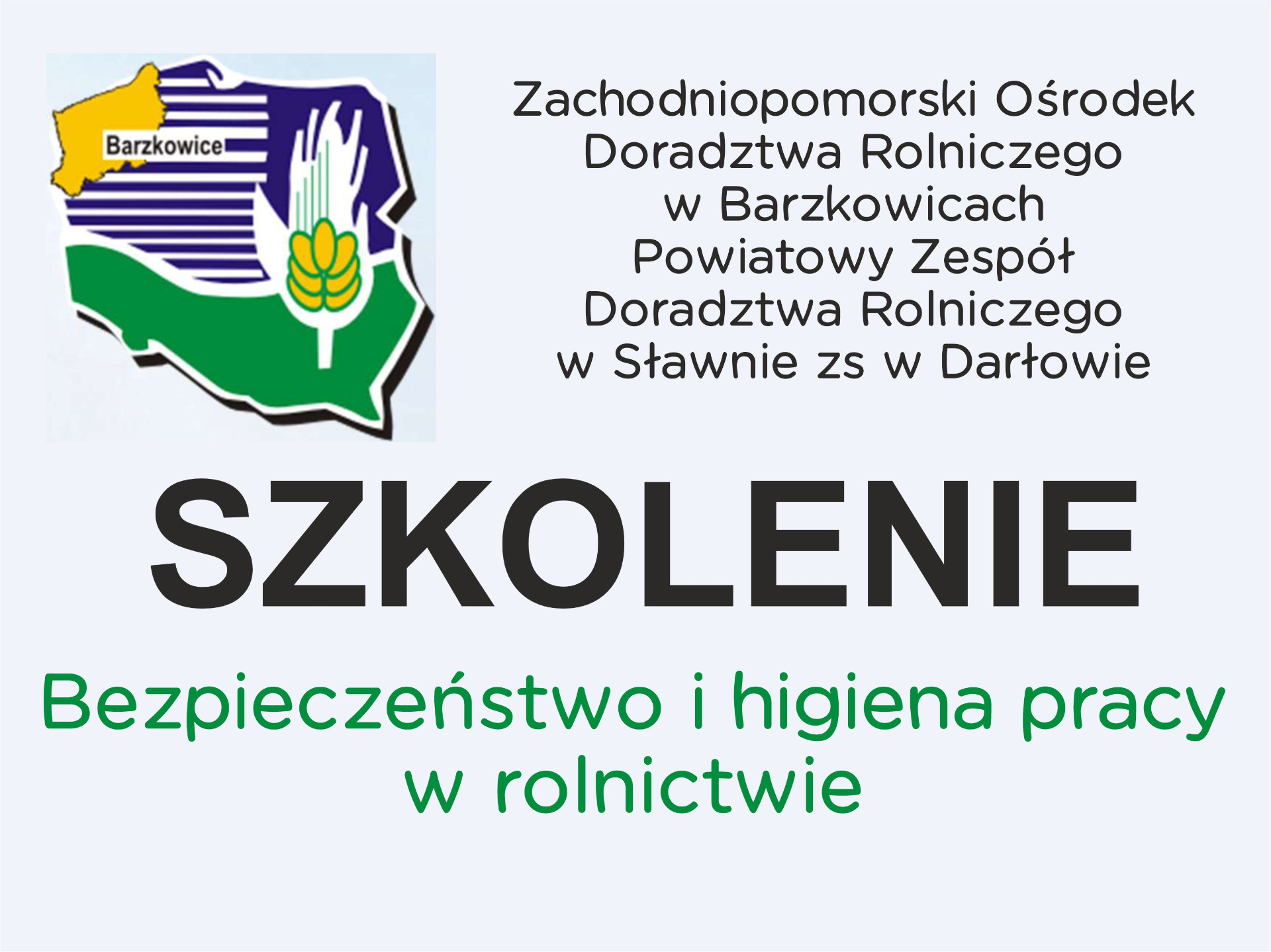 Szkolenie - BHP w rolnictwie