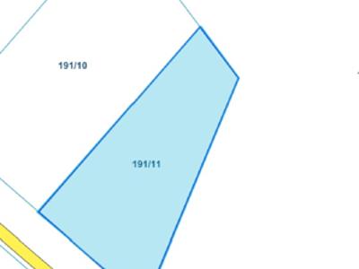 Mapka działki 191/11