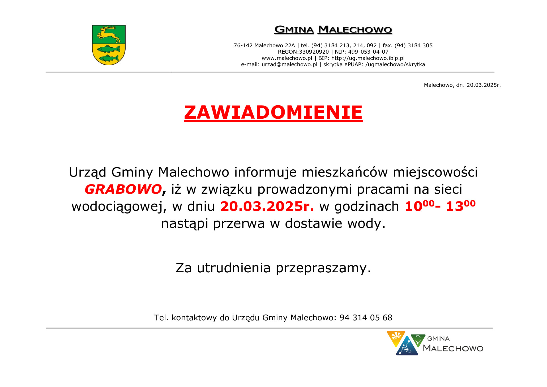 Zawiadomienie