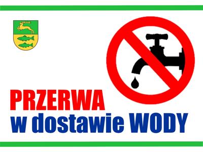 PRZERWA W DOSTAWIE WODY - INFOGRAFIKA